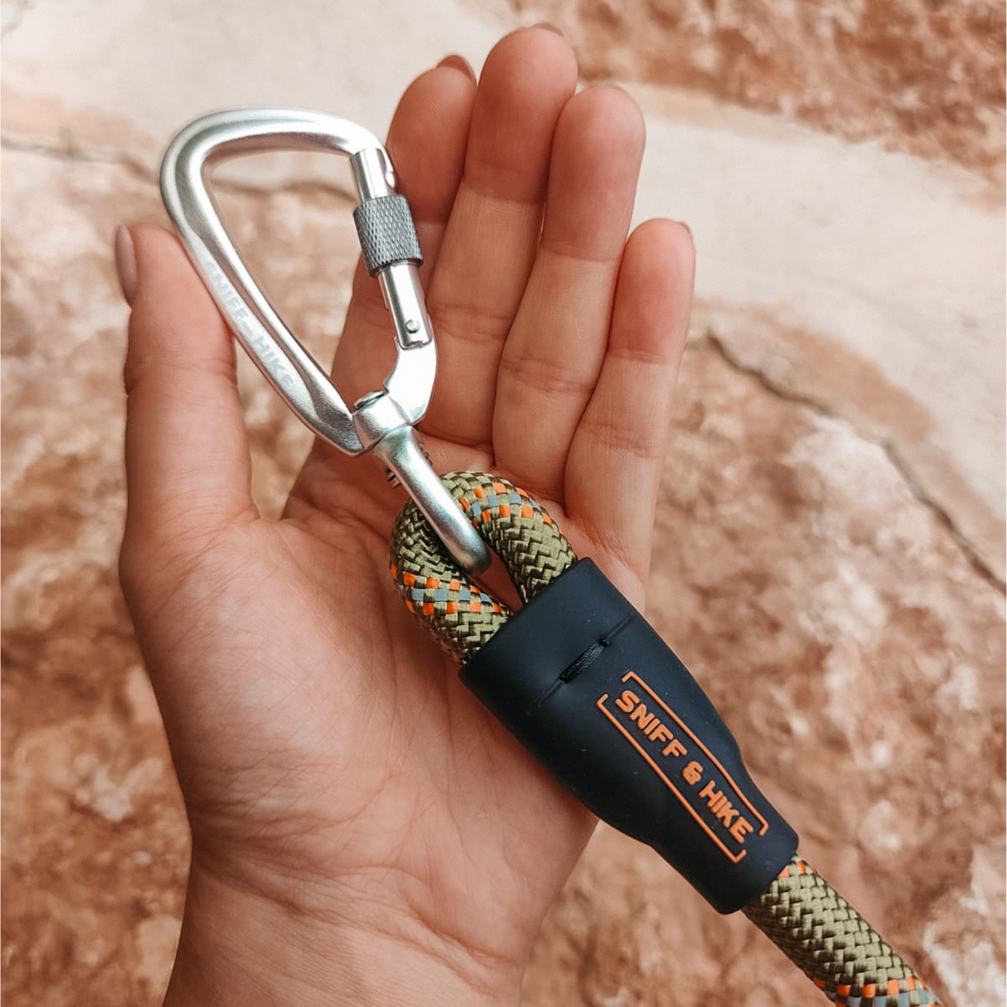 Dog Rope Leash Olive Green