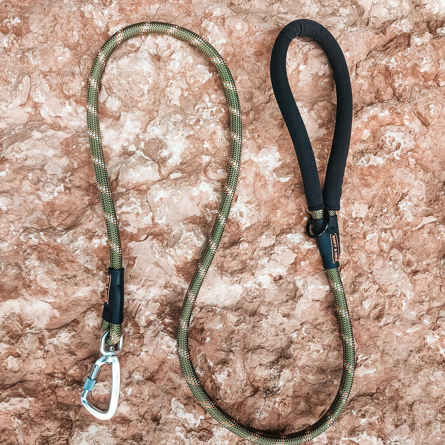 Dog Rope Leash Olive Green